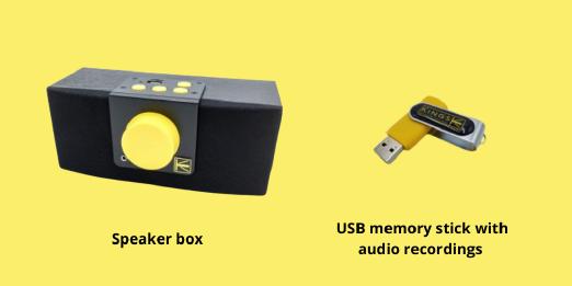 Speaker Box and USB Stick